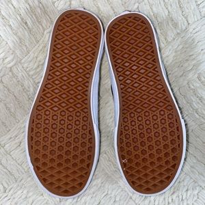 Vans checkered slip ons